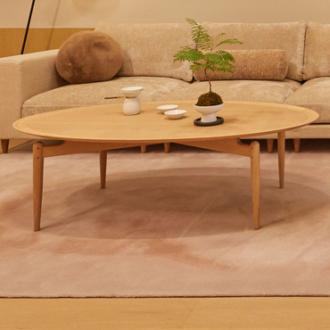 Slow Oval Coffee Table | Stellar Works at Lightology Slow Oval Coffee Table