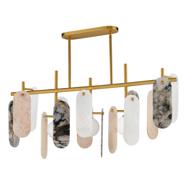 Megalith Stone Linear Pendant | Studio M at Lightology Megalith Stone Linear Pendant