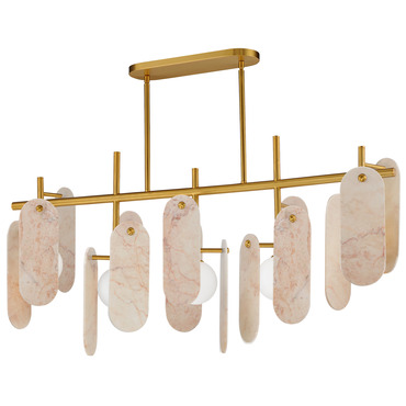 Megalith Stone Linear Pendant | Studio M at Lightology Megalith Stone Linear Pendant