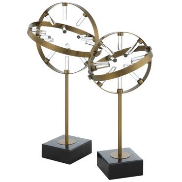 Realm Sculpture Set of 2 | Uttermost at Lightology Realm Sculpture Set of 2
