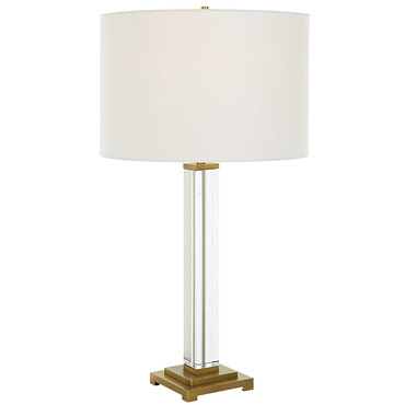 Crystal Column Table Lamp