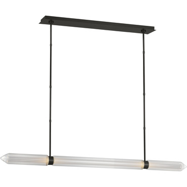 Langston Linear Chandelier | Visual Comfort Modern at Lightology Langston Linear Chandelier