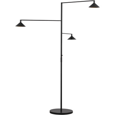 Mill 3-Light Outdoor Floor Lamp