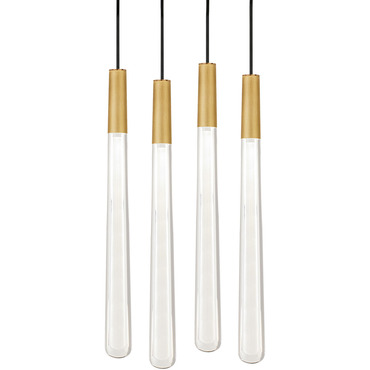 Pylon Crystal Chandelier | Visual Comfort Modern at Lightology Pylon Crystal Chandelier