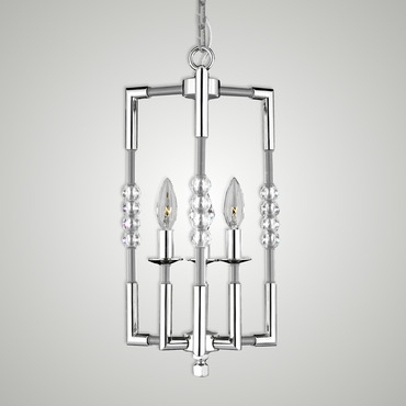Magro Pendant | American Brass & Crystal at Lightology Magro Pendant