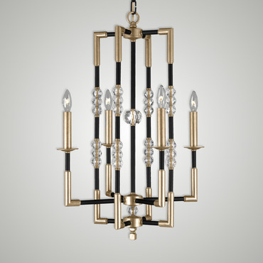 Magro Outer Chandelier | American Brass & Crystal at Lightology Magro Outer Chandelier