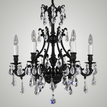 Chateau Glam Chandelier | American Brass & Crystal at Lightology Chateau Glam Chandelier