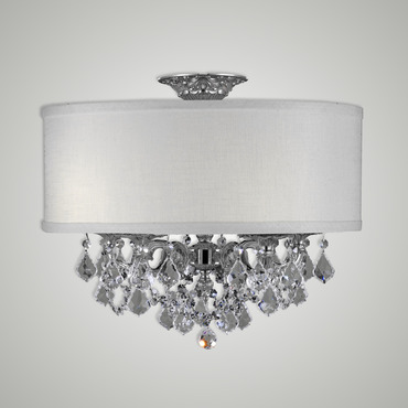 Llydia Ceiling Light | American Brass & Crystal at Lightology Llydia Ceiling Light