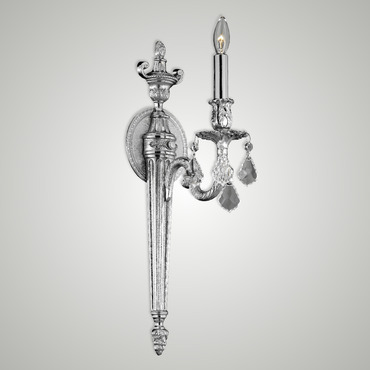 WS2111 Wall Sconce | American Brass & Crystal at Lightology WS2111 Wall Sconce