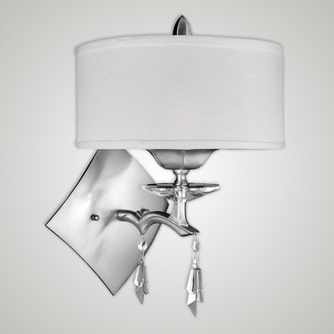 Kaya Shade Wall Sconce | American Brass & Crystal at Lightology Kaya Shade Wall Sconce