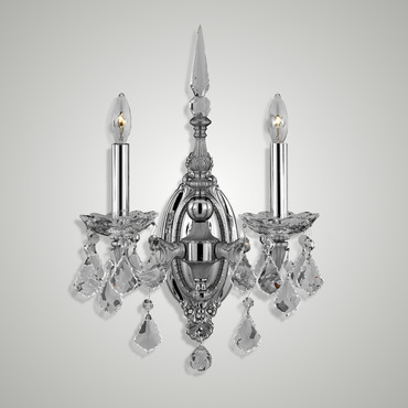 Venetian Wall Sconce | American Brass & Crystal at Lightology Venetian Wall Sconce