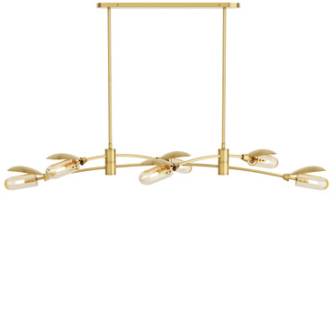 Ximena Linear Chandelier | Arteriors Home at Lightology Ximena Linear Chandelier