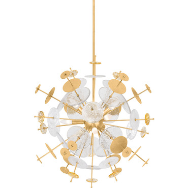 Gleason Chandelier | Corbett Lighting at Lightology Gleason Chandelier