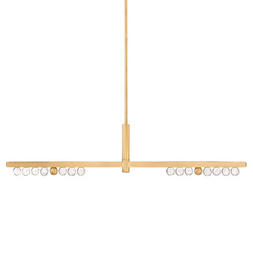 Annecy Linear Chandelier | Corbett Lighting at Lightology Annecy Linear Chandelier