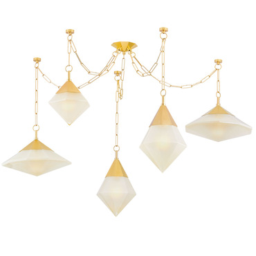 Angelique Chandelier | Corbett Lighting at Lightology Angelique Chandelier