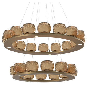 Vessel Two Tier Chandelier | Hammerton Studio at Lightology Vessel Two Tier Chandelier