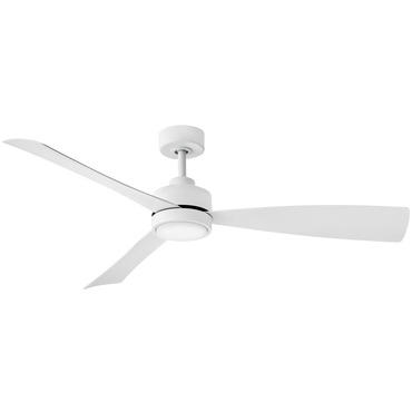 Iver Dual Mount Smart Ceiling Fan with Light | Hinkley Lighting at Lightology Iver Dual Mount Smart Ceiling Fan with Light