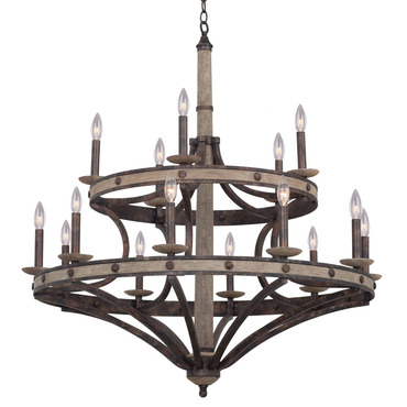 Coronado Tiered Chandelier | Kalco at Lightology Coronado Tiered Chandelier