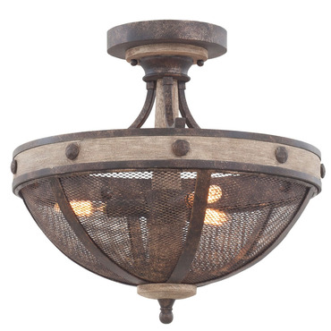 Coronado Semi Flush Ceiling Light | Kalco at Lightology Coronado Semi Flush Ceiling Light