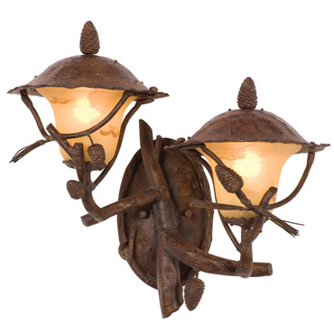 Ponderosa 2-Light Outdoor Wall Sconce