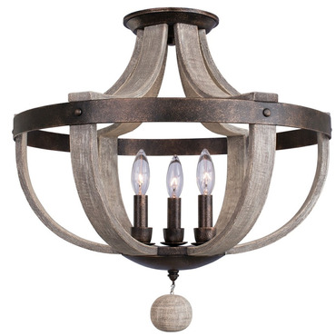 Harper Semi Flush Ceiling Light | Kalco at Lightology Harper Semi Flush Ceiling Light