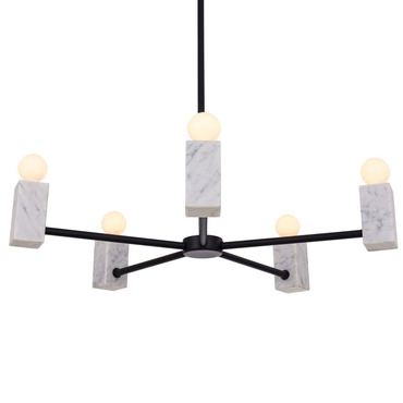 Quadra Chandelier | Kalco at Lightology Quadra Chandelier