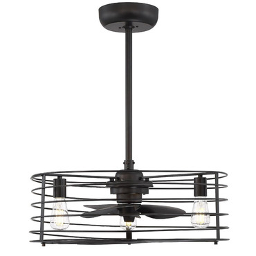 M2007 Fan D'Lier with Light | Meridian Lighting at Lightology M2007 Fan D'Lier with Light