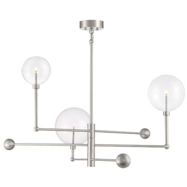 Globe Modern Deco Chandelier | Meridian Lighting at Lightology Globe Modern Deco Chandelier