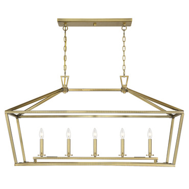 Townsend Linear Chandelier | Savoy House at Lightology Townsend Linear Chandelier