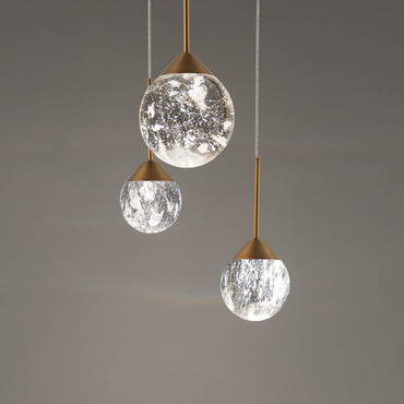 Quest Round Multi Light Color-Select Pendant | Schonbek Beyond at Lightology Quest Round Multi Light Color-Select Pendant
