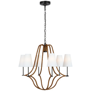 Biscayne Chandelier | Visual Comfort Signature at Lightology Biscayne Chandelier