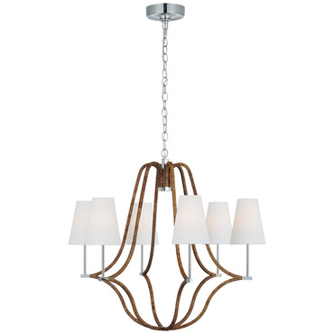 Biscayne Chandelier | Visual Comfort Signature at Lightology Biscayne Chandelier