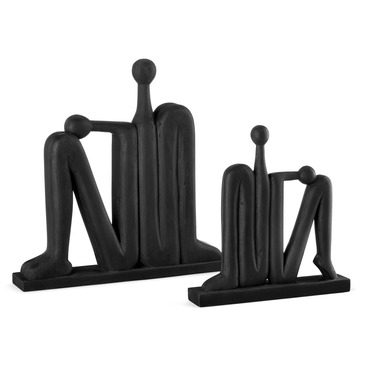 Abstract Figure Sculpture Set of 2