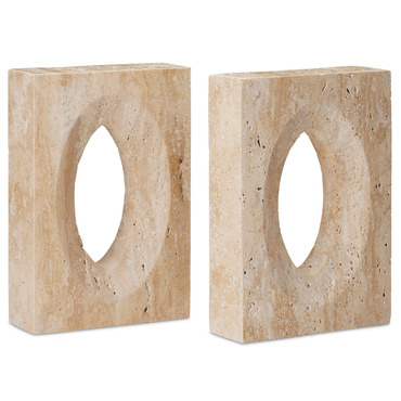 Demi Sculpture Set of 2 | Currey & Company at Lightology Demi Sculpture Set of 2