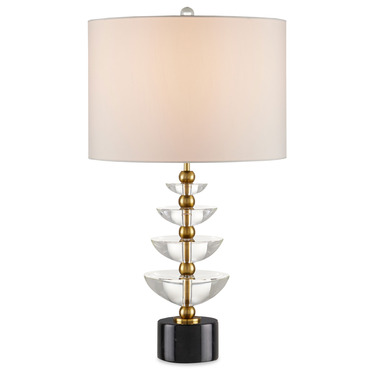Waterfall Table Lamp | Currey and Company at Lightology Waterfall Table Lamp