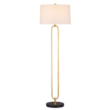 Glossary Floor Lamp | Currey and Company at Lightology Glossary Floor Lamp
