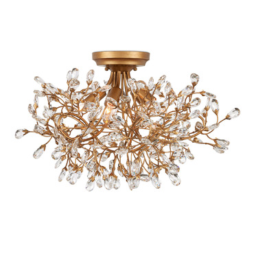 Crystal Bud Ceiling Light
