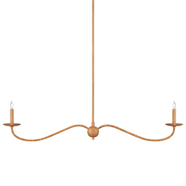 Saxon Linear Chandelier | Currey and Company at Lightology Saxon Linear Chandelier