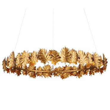 English Oak Chandelier | Currey and Company at Lightology English Oak Chandelier