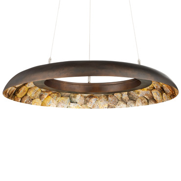Tairagai Chandelier | Currey and Company at Lightology Tairagai Chandelier
