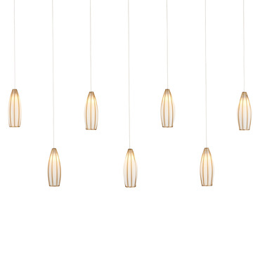 Parish Multi Light Linear Pendant | Currey and Company at Lightology Parish Multi Light Linear Pendant