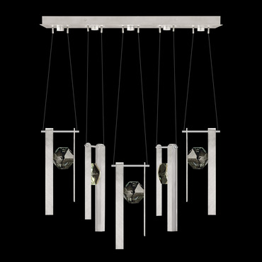 Aria Bar Linear Multi Light Pendant | Fine Art Handcrafted Lighting at Lightology Aria Bar Linear Multi Light Pendant