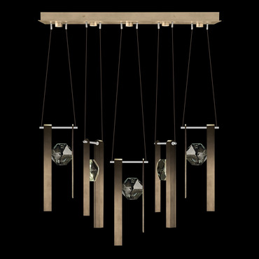 Aria Bar Linear Multi Light Pendant | Fine Art Handcrafted Lighting at Lightology Aria Bar Linear Multi Light Pendant