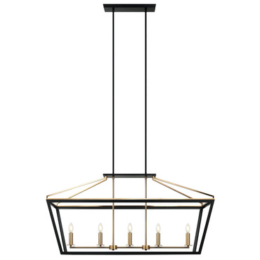 Mavonshire Linear Pendant | Matteo Lighting at Lightology Mavonshire Linear Pendant
