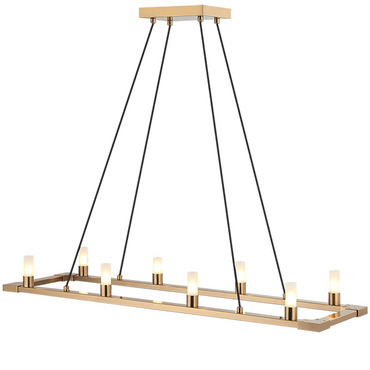 Cascadian Linear Chandelier | Matteo Lighting at Lightology Cascadian Linear Chandelier