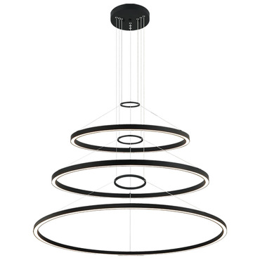 O'Hara Color Select 3-Tier Chandelier | Matteo Lighting at Lightology O'Hara Color Select 3-Tier Chandelier