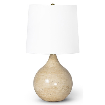 Noa Travertine Table Lamp