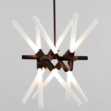 Astral Agnes Chandelier | Roll & Hill at Lightology Astral Agnes Chandelier