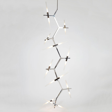 Agnes Cascade Chandelier | Roll & Hill at Lightology Agnes Cascade Chandelier