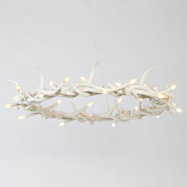 Superordinate Antler Ring Chandelier | Roll & Hill at Lightology Superordinate Antler Ring Chandelier